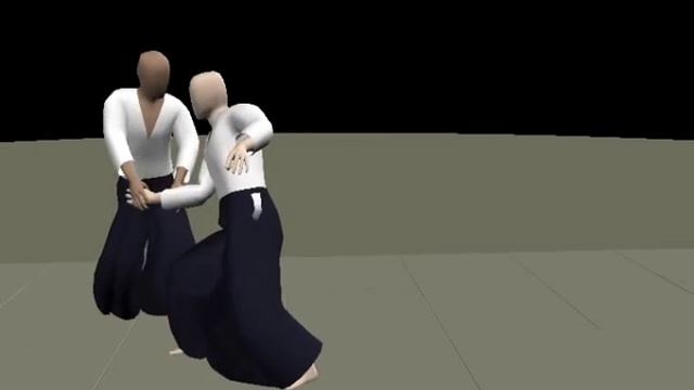 "Сихо-наге от ёкомен-учи Ура" Akido3d смотреть онлайн