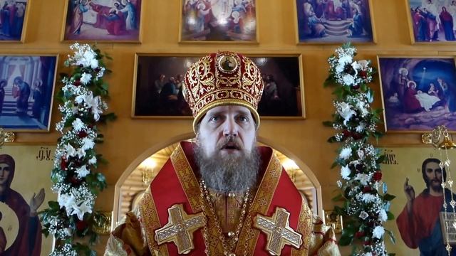 Проповедь епископа Иоанна в день Престольного праздника Свято-Иверского храма. г.Воркута смотреть онлайн
