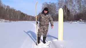 Ичиги как обувь для охотника и лыжи с камусом от компании Поскряков.