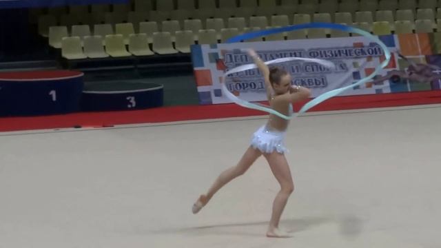 Дарья Хижняк, лента. Чемпионат Москвы. Командные, март 2016 смотреть онлайн