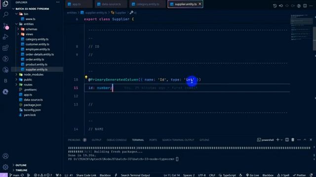 Batch R&N 32 & 33 | NodeJS [29 09 2023] TypeORM смотреть онлайн
