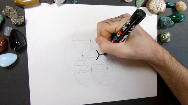 How to Draw The Valknut ▲ Drawing Tutorial смотреть онлайн