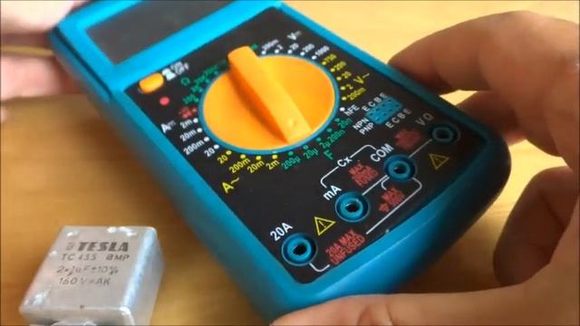 Урок 3 Измерение емкости конденсатора Мультиметром