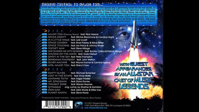 William Shatner - "Space Oddity" (feat. Ritchie Blackmore & Candice Night) смотреть онлайн