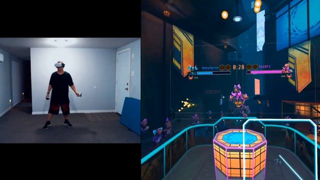 Blaston VR Gameplay | Competitive VR Fitness Game on the Quest 2 смотреть онлайн