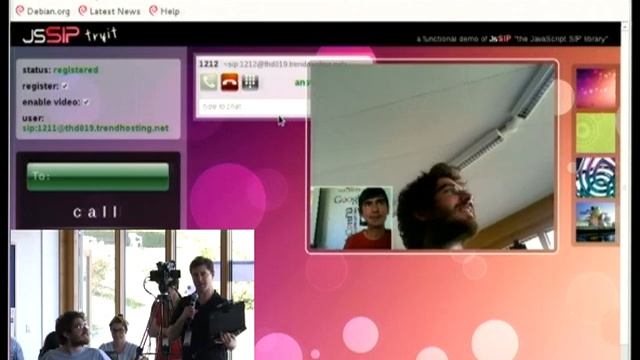 WebRTC on Debian смотреть онлайн