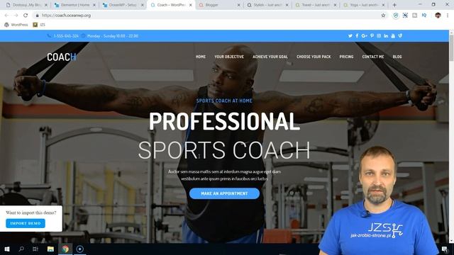 Jak zrobić stronę internetową w 5 minut? WordPress + OceanWP смотреть онлайн
