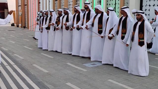 Traditional Men's Dance Of Uae At Expo 2020