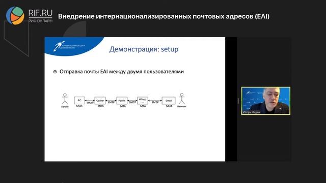 РИФ. Онлайн 2020: Тренинг по внедрению поддержки интернационализированных почтовых адресов (EAI) смотреть онлайн