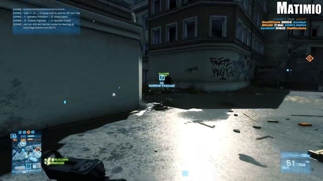 Double Vision - Silent Battle Ninjas (Battlefield 3 Gameplay/Commentary) смотреть онлайн
