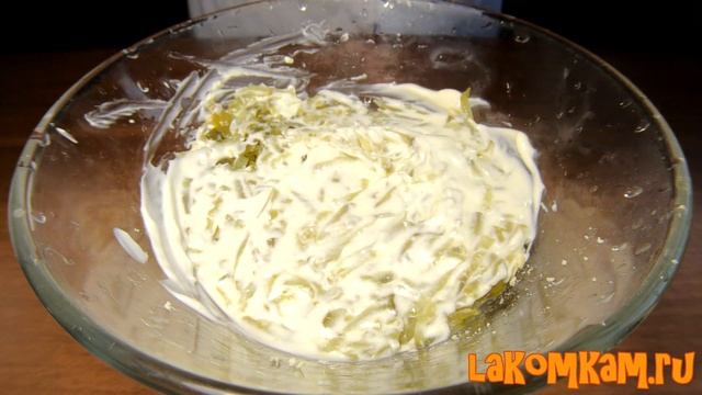 Салат "Горка" (затраты 45 рублей). Нежный рецепт смотреть онлайн