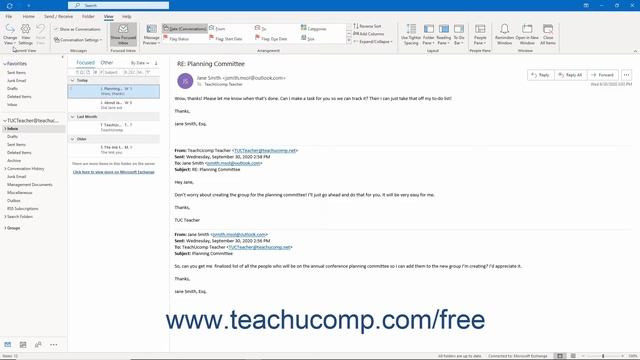 Outlook 2019 & 365 Tutorial Changing the Inbox View Microsoft Training смотреть онлайн