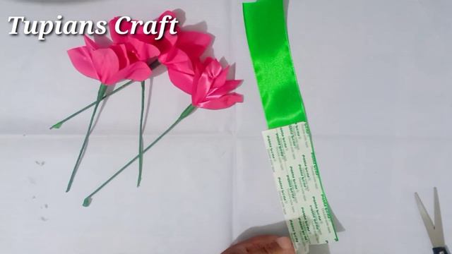 Hippeastrum/Amaryllis flowers how to make from Satin Ribbon смотреть онлайн