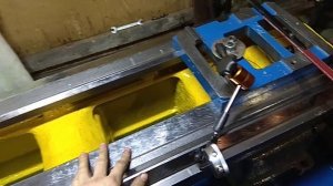 # Шабрение токарного 1к62