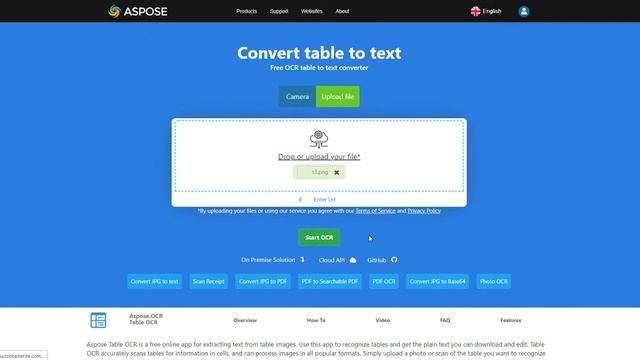 How to convert table image to text смотреть онлайн