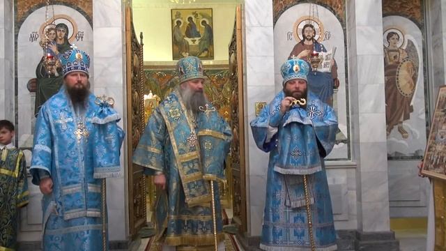 Слово архиереев на встречу иконы Божией Матери Курско-Коренная «Знамение» смотреть онлайн