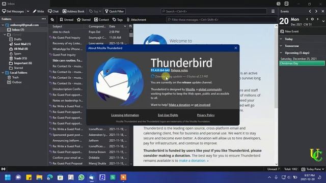 How To Update Mozilla Thunderbird Email Client To Latest Version смотреть онлайн