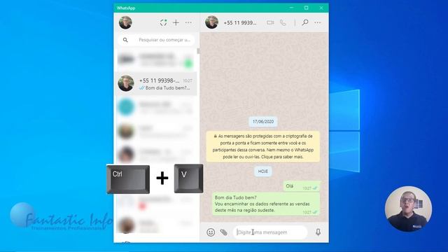 Colando Dados do Excel no WhatsApp смотреть онлайн
