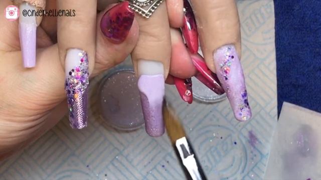 Lavender for Lucy 💜 Acrylic Design 💜 Team Gorgeous 💜 Sonia Williams Glitter 💜 смотреть онлайн
