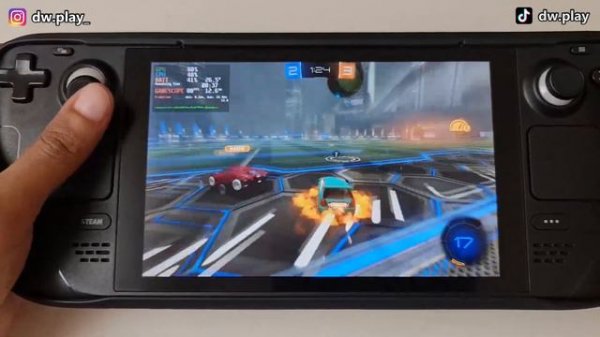 Rocket League - Steam Deck Gameplay | High Graphics 120 fps