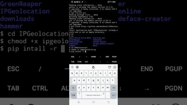Cara melacak ip menggunakan termux смотреть онлайн