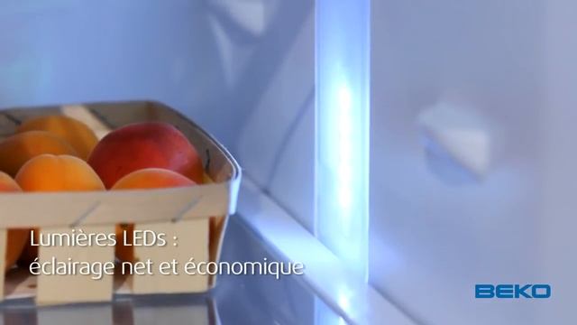 Réfrigérateur double porte No Frost 74cm Beko смотреть онлайн