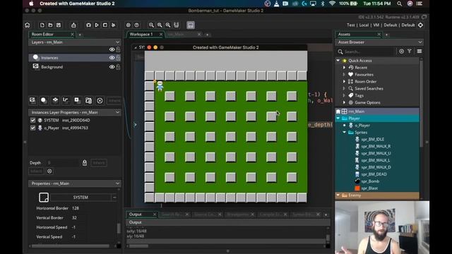 Bomberman Clone || Part 1 || Game Maker Studios смотреть онлайн