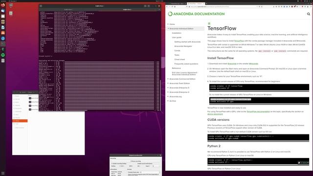 Setup Tensorflow GPU with Conda смотреть онлайн
