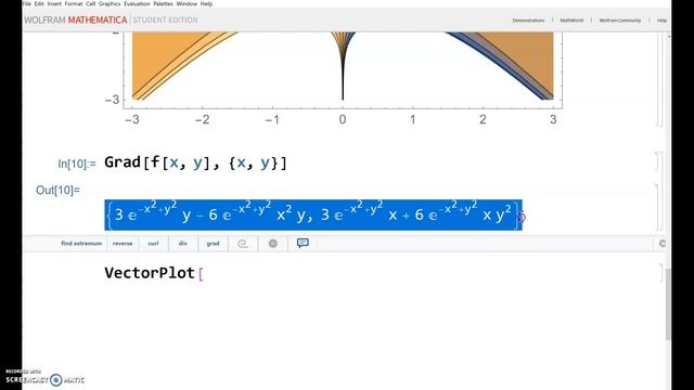 create a gradient vector field with mathematica смотреть онлайн