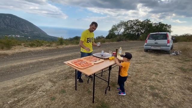 РЫБА СЁМГА, ШАШЛЫК из СЁМГИ, СЕЙКИ из СЁМГИ на ГРИЛЕ. ENG SUB. смотреть онлайн