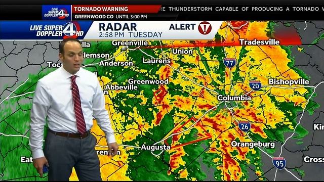 WYFF News 4's Tornado Coverage #1 l 4/5/2022 смотреть онлайн