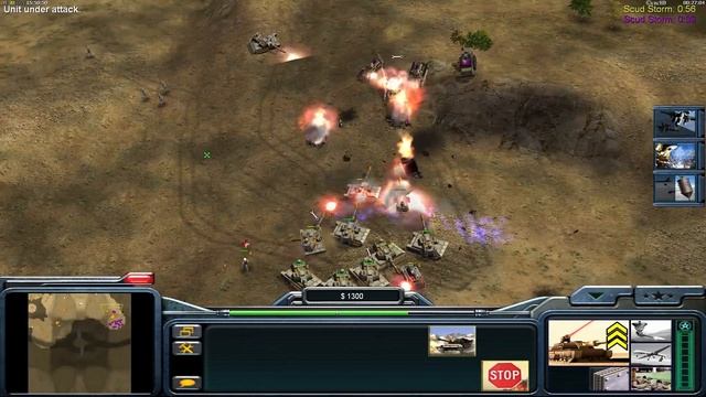[C&C Generals] 1 vs 7 brutal armies - playing as USA смотреть онлайн