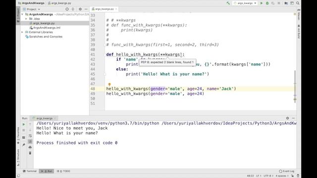 Python 3 Уроки Для Начинающих | Урок №31 *args **kwargs Часть 2 | Программирование Азы смотреть онлайн