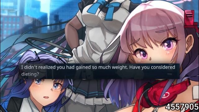 Why Yuuka's Weight Is 100Kg ?!