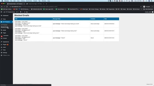 CF7 Protector - Spam Protection for Contact Form 7 Wordpress Plugin смотреть онлайн