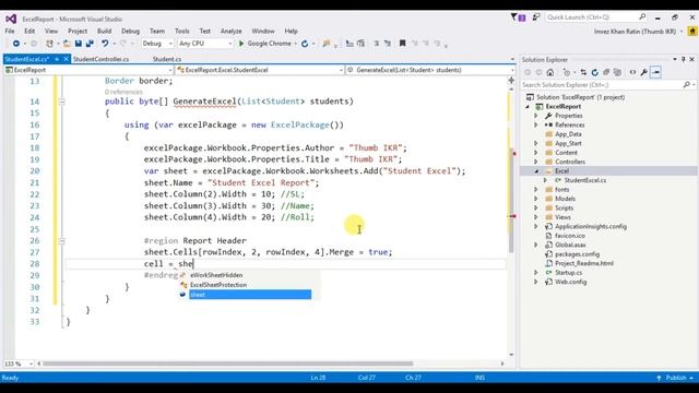 Create and Download Excel File in ASP.NET MVC смотреть онлайн