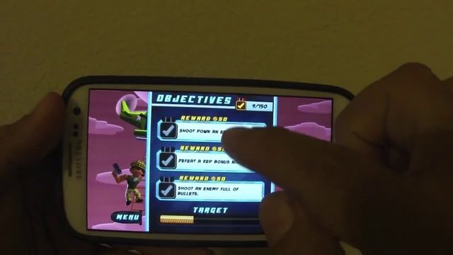 Major Mayhem Android Game on Samsung Galaxy S3 смотреть онлайн