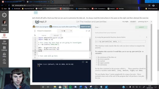 Box plots and percentiles смотреть онлайн