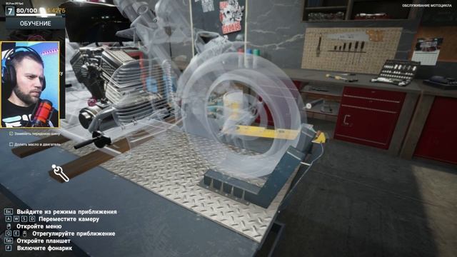 Motorcycle Mechanic Simulator - ОБЗОР СИМУЛЯТОРА МЕХАНИКА МОТОЦИКЛОВ смотреть онлайн