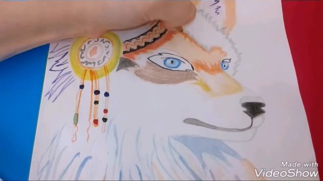 Как нарисовать красивую лису красками / How to draw beautiful fox paints смотреть онлайн
