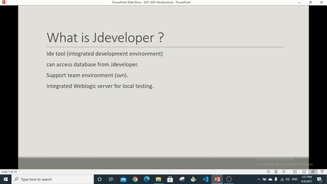 005 Oracle adf12 | What is jdeveloper | What is Tool | urdu | hindi смотреть онлайн