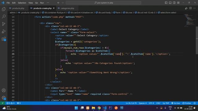 POS System in PHP Part 8: Product - Insert data with image upload and fetch data in PHP MySQL смотреть онлайн