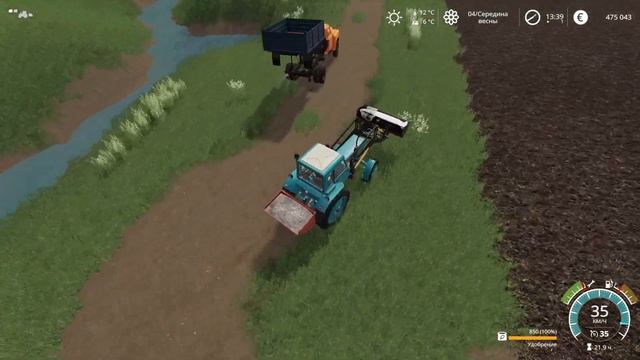 FS19 к/з им.... Бухарина #59 Сеем и косим . карта Бухалово . смотреть онлайн