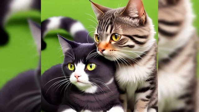 Самые милые, красивые котики, созданные нейросетью! Часть 2 #cat #cats #нейросеть #beauty #beautifu