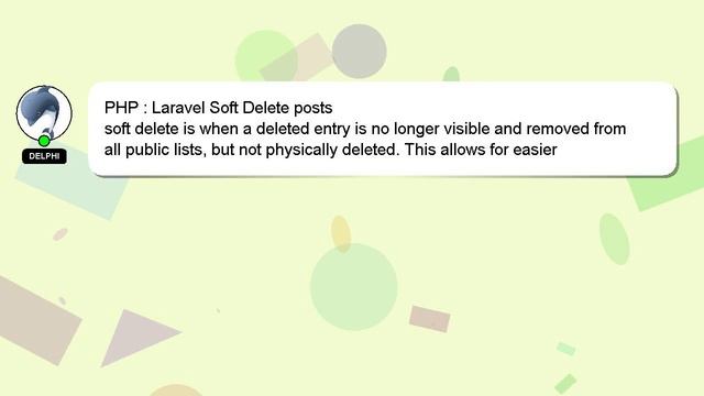 PHP : Laravel Soft Delete posts смотреть онлайн