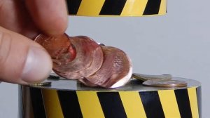 100 тонный пресс против монет