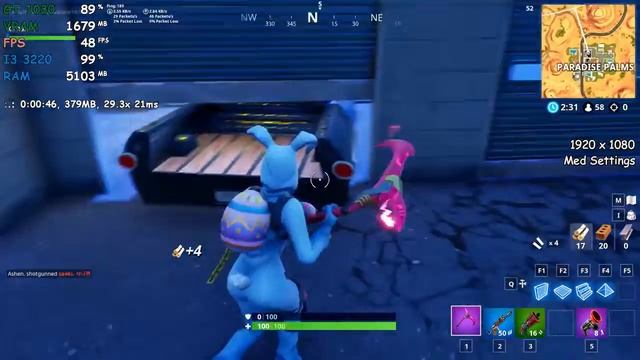 !!!TEST- Fortnite [PC] - 1080p - I3 3220 + GT 1030!!!! смотреть онлайн