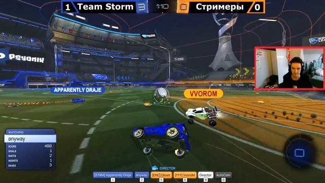 ШОУМАТЧ: Team Storm vs Sololeaver, Dexet, CxDoomsday! Рокет лига | Rocket league смотреть онлайн