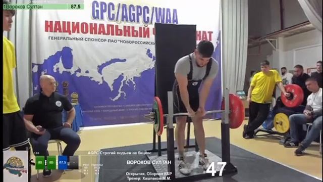 Вороков Султан. Рекорд России AGPC смотреть онлайн
