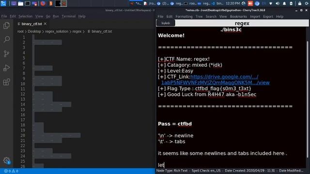 [+] REGEX WALKTHROUGH [+] -by bins3c смотреть онлайн